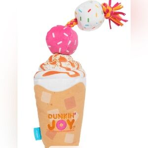 Bark x Dunkin - Pumpkin Signature Latte Dog Toy